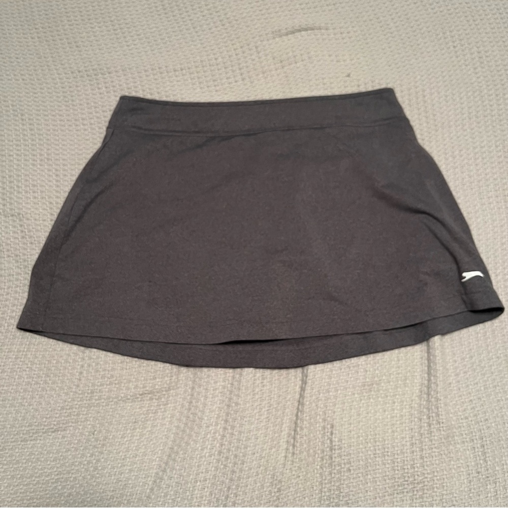 Slazenger Charcoal Tennis Skirt with Shorts